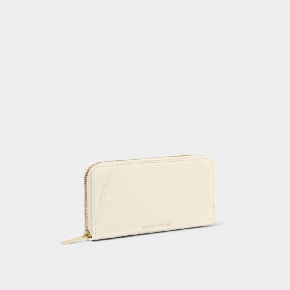 NEW KATIE LOXTON women's hana wallet in ecru